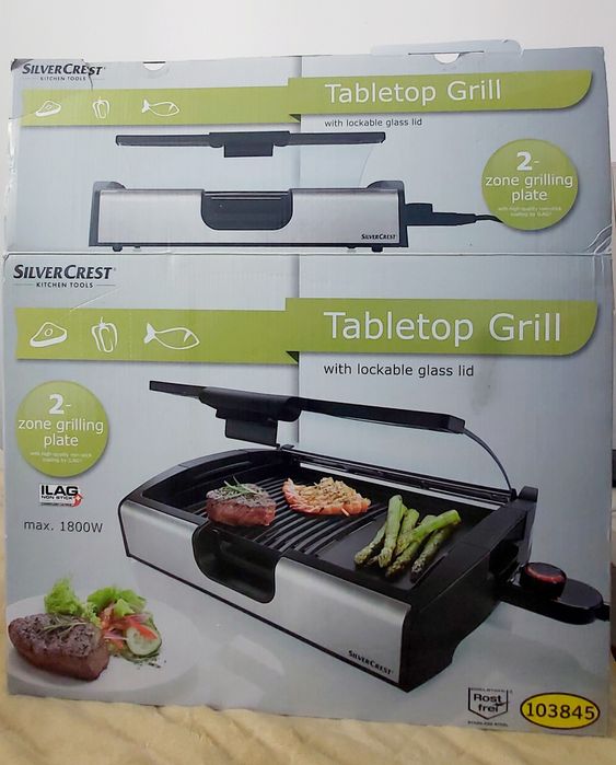 Grill Tablettop Grill SilverCrest