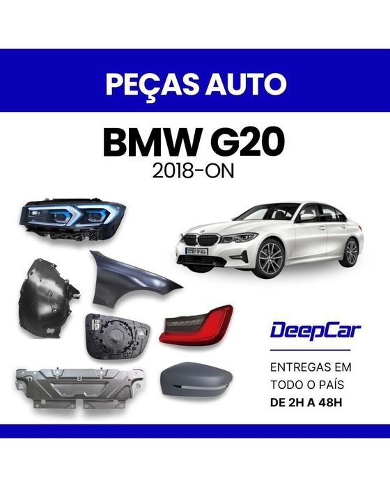 Peças BMW Série 3 G20 G21 Para-choques, Farol, Capot, farolim, grelha