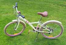 Rower dziecięcy Btwin 24" - dla dziewczynki