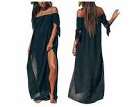 Pareo długa sukienka plażowa maxi letnia tunika
