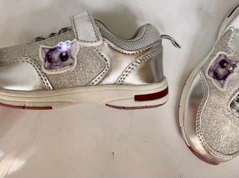 Świecące buty, świecąca podeszwa, Led, brokat, kotek NOWE rozmiar 24