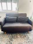Sofá Cama 2 lugares - La Redoute - tecido texturizado, Cosico
