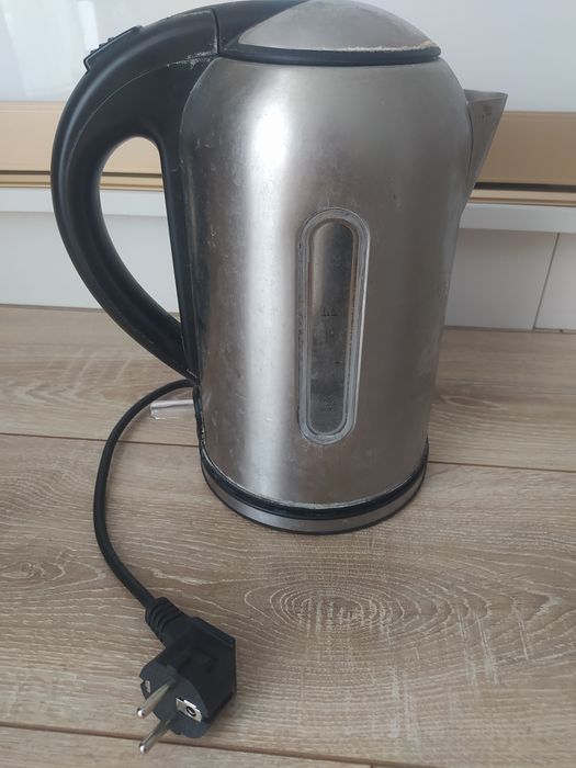 Великий електричний чайник Scarlet 1.7 л нержавійка