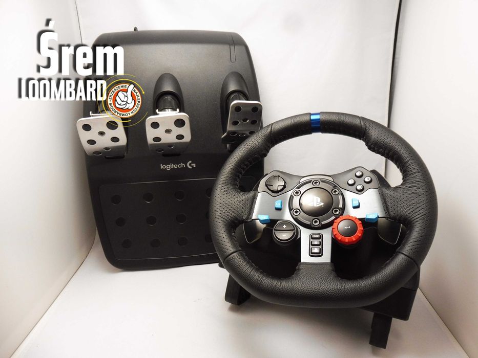 Kierownica Logitech G29, pedały, bdb stan!