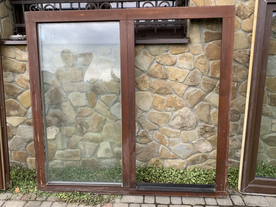 Вікно деревʼяне зі склопакетом