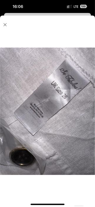 Нові льон віскоза білі батал 26 жіночі штани