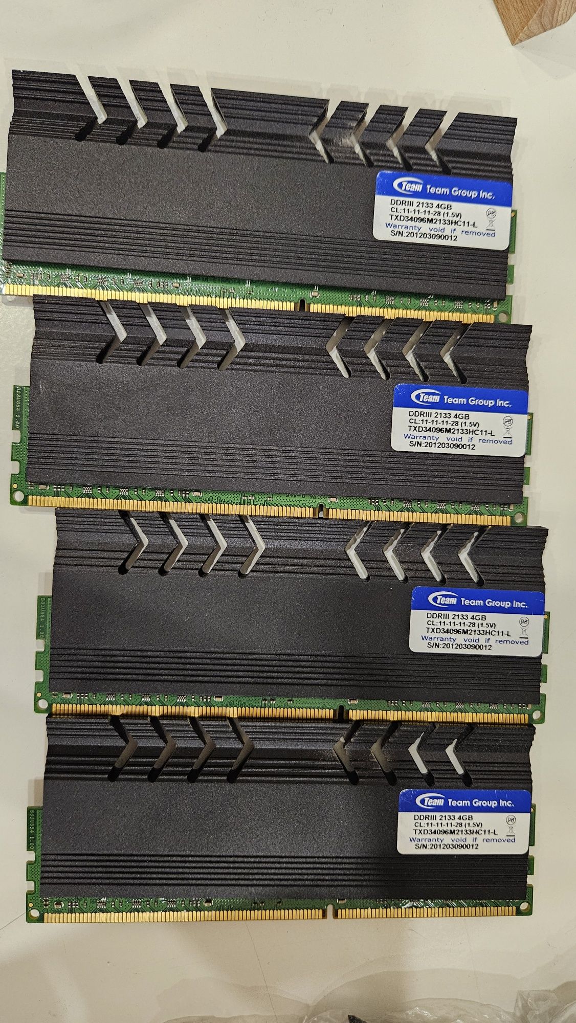 Оперативна пам'ять team ddr3 4gb 2 комплекта