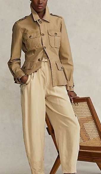 Жакет жіночий, піджак в стилі Сафарі. Жакет Massimo Dutti .