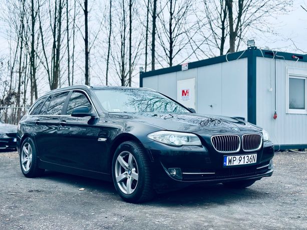 BMW 520D 184KM 2011r. F11 Super Stan Skóry Klima HAK