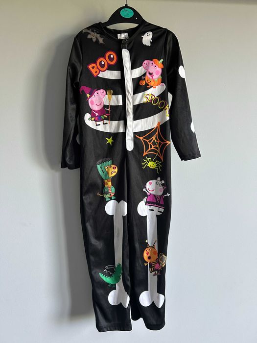 Strój przebranie Kościotrup Świnka peppa Peppa Pig 4-6 lat