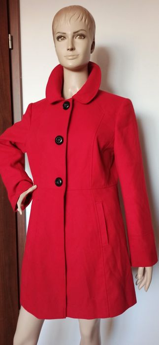 Sg Czerwony płaszcz 42 , L dyplomatka damska 42 bosmanka 42