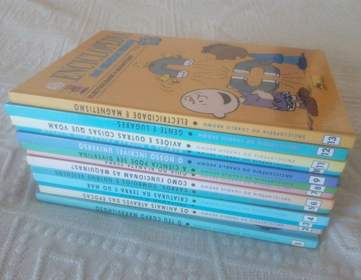 "EDUCATIVA" Coleção Enciclopédia de Charlie Brown