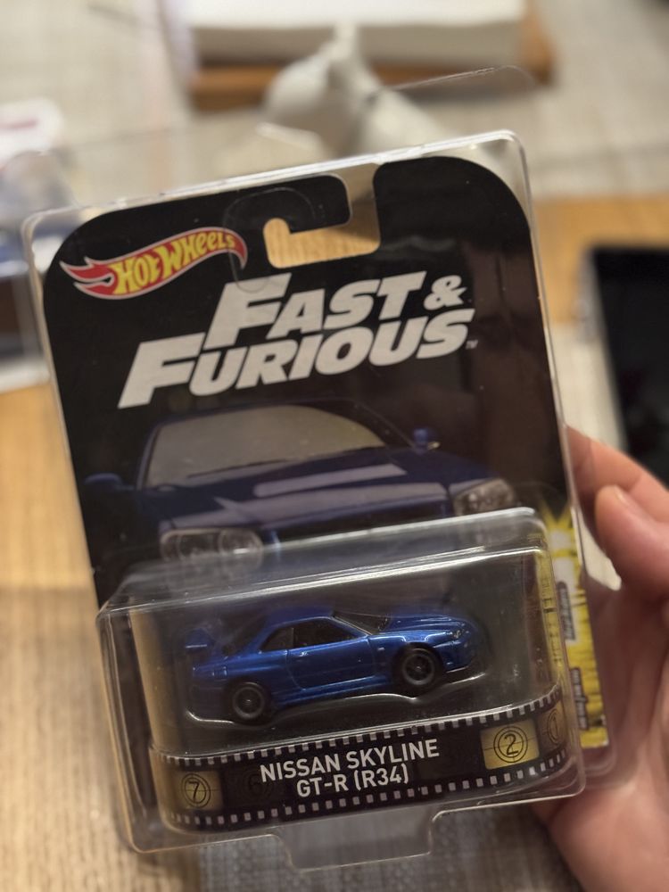 Hot Wheels Premium Nissan Skyline GT-R R34 Fast & Furious unikat 2017