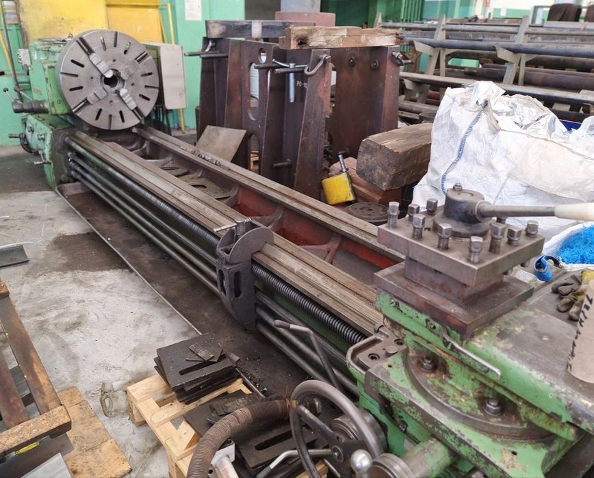 Tokarka do metalu CNC Weiler Poręba Tr 90 x 4000 Tos  Sn 40 Potisje