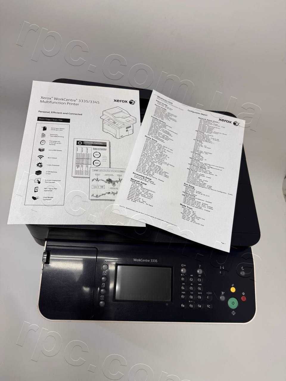 БФП лазерний Xerox WorkCentre 3335DNI Wi-Fi мережевий, дуплекс МФУ