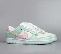 Різні розміри Жіночі кросівки Nike SB Dunk white light green