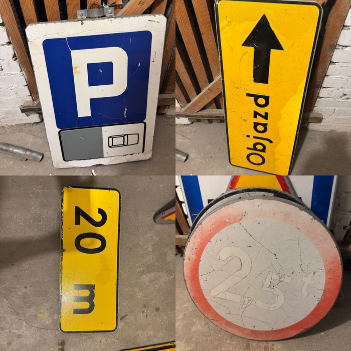 Znak drogowy, 11 sztuk