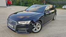 Audi A4 LIFT matrix Full LED 2x S-LINE brązowa skóra szklany dach 2,0 TDI