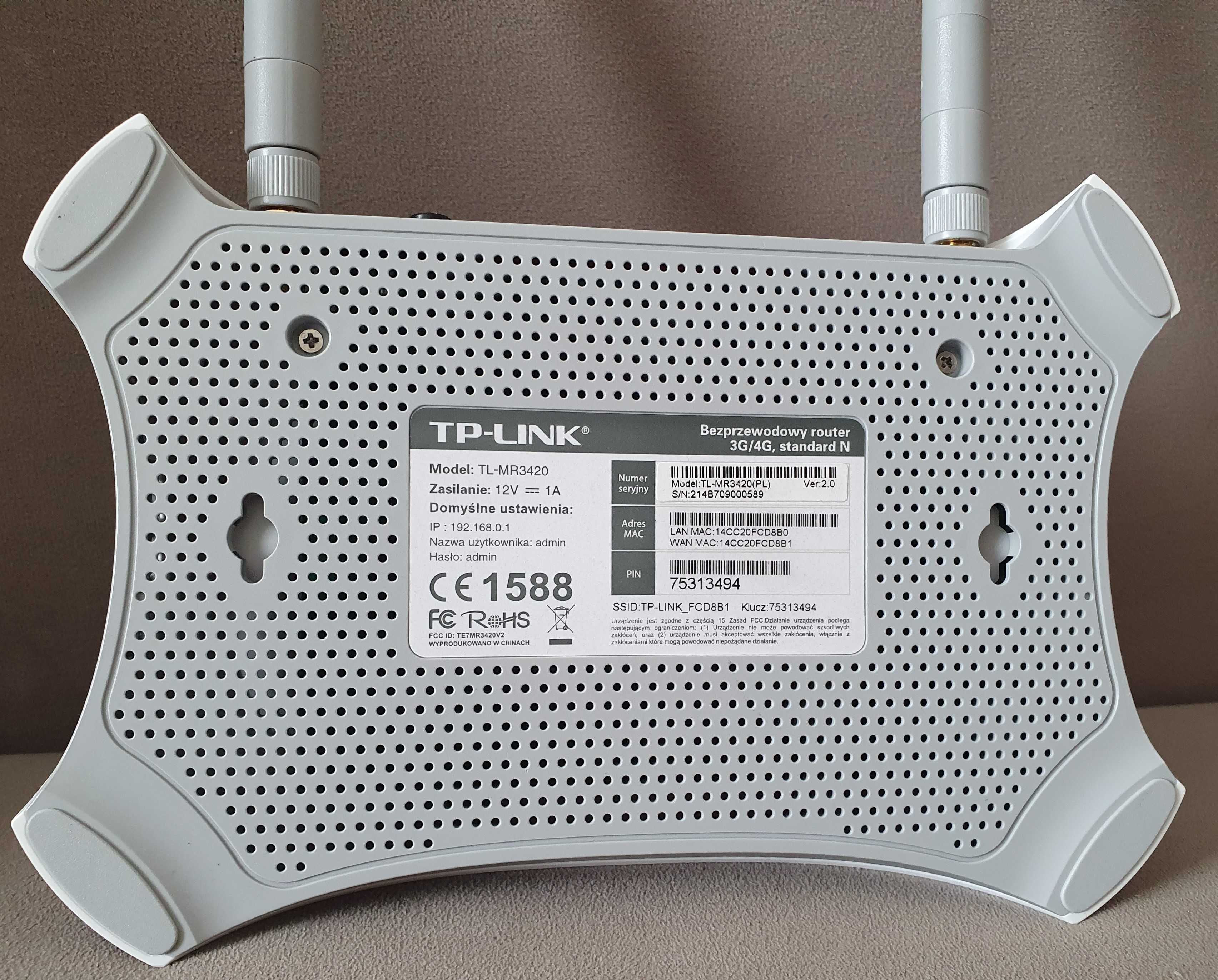 Router TP-Link TL-MR3420