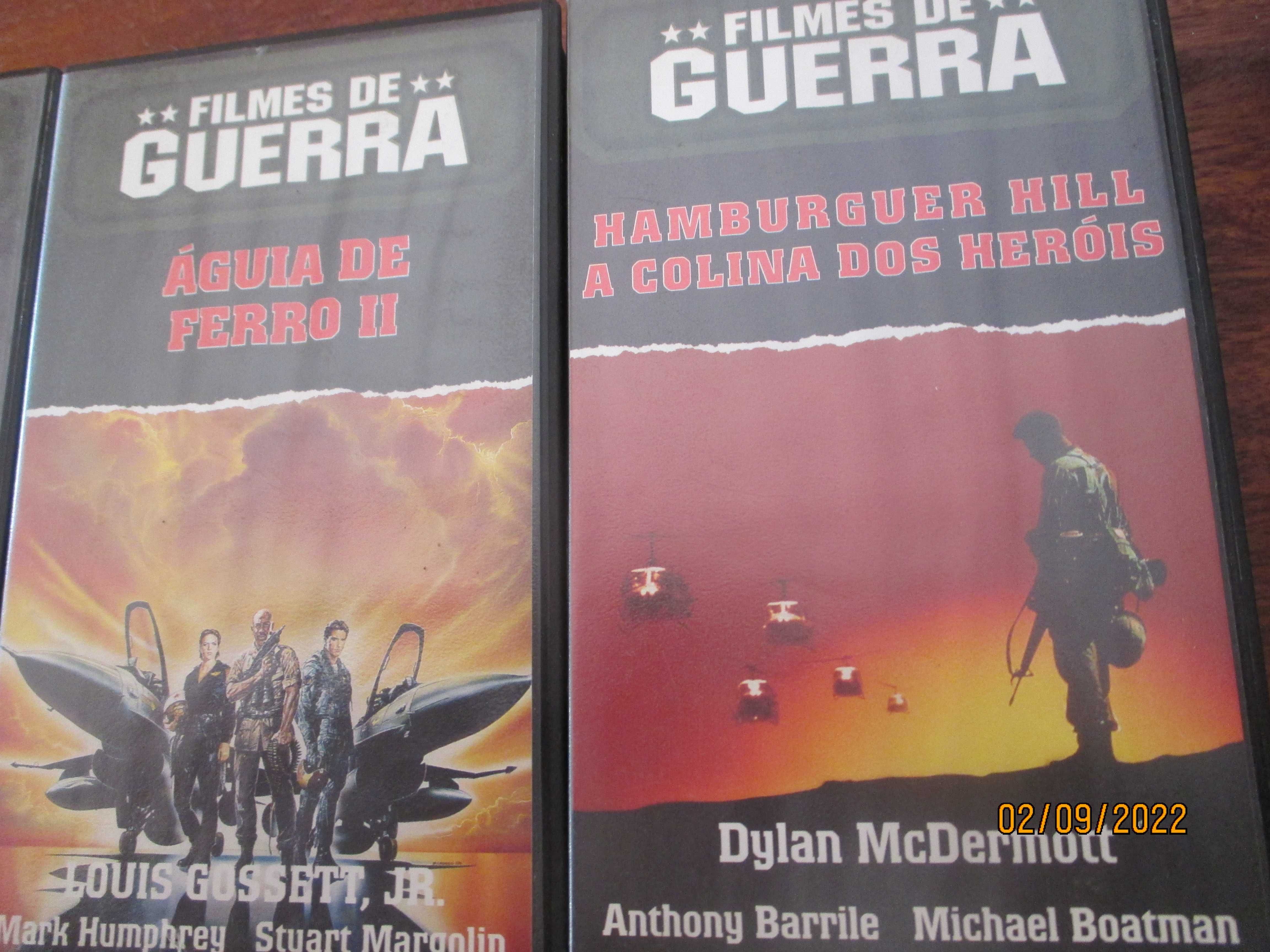5 VHS - Filmes de guerra