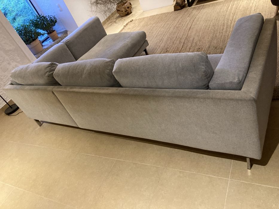 Ikea Nockeby sofá 3 lugares com chaise longue