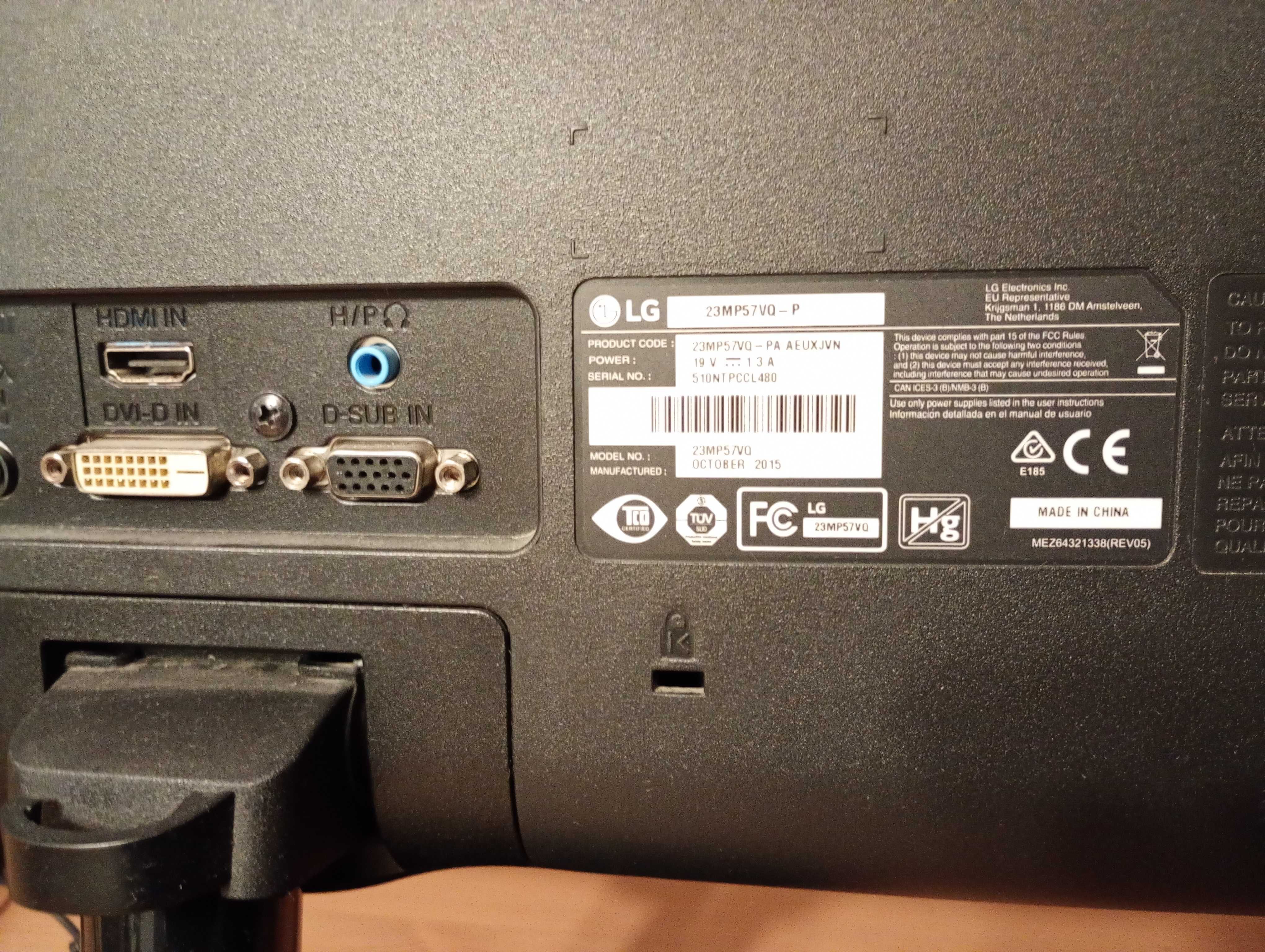 Monitor LG led 24 cale stan bdb