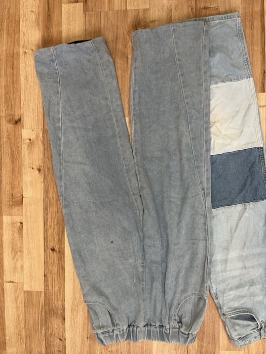 Spodnie jeansy szerokie dla dziewczynki 152
