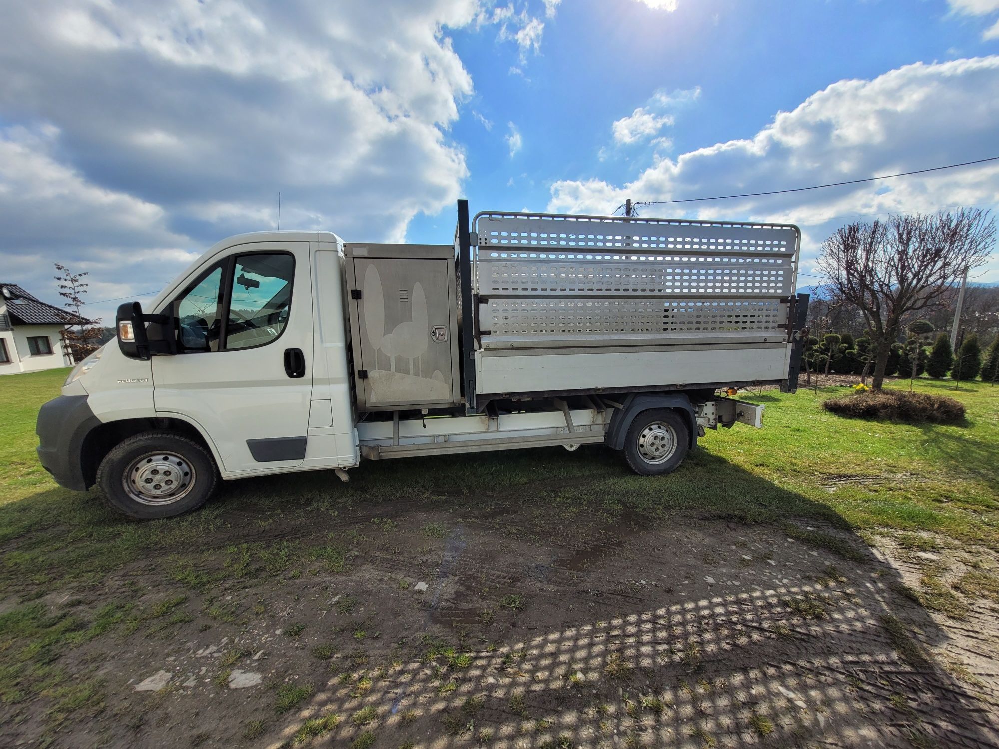 Peugeot boxer, kiper, wywrotka, wysokie burty,