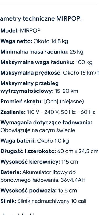SEGWAY elektryczna deskorolka