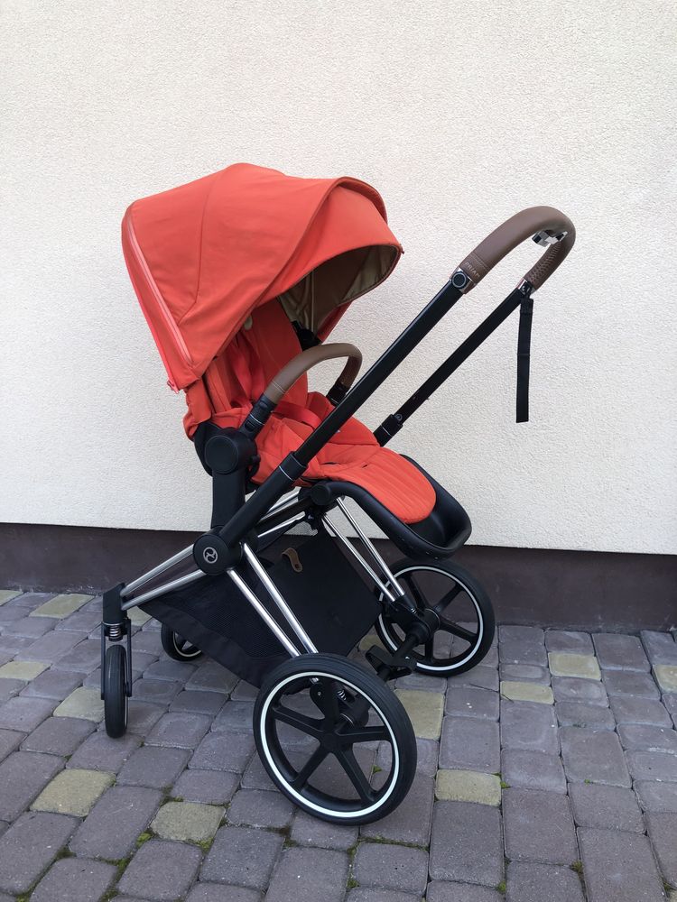 Cybex Priam 4.0 коляска Automn Gold Rose Gold