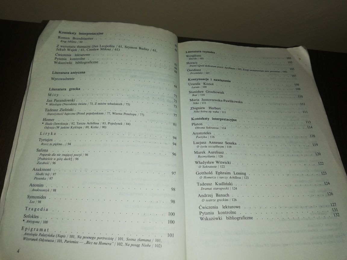 Literatura starożytność - oświecenie