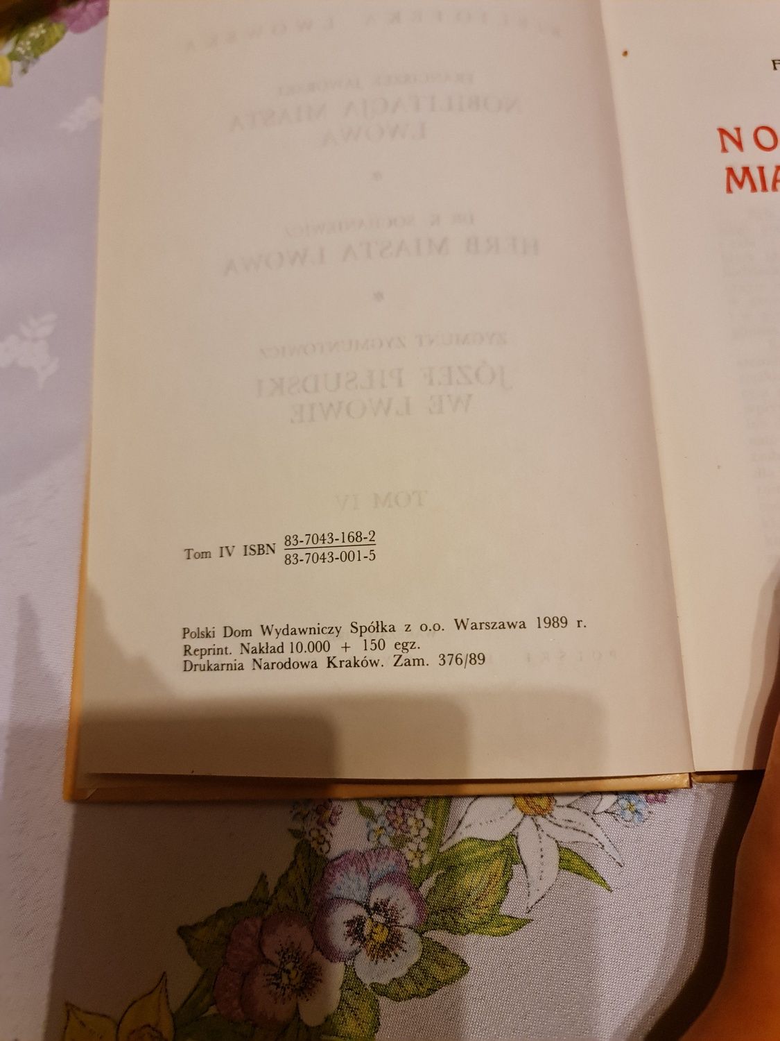 Sprzedam książkę autora Franciszek Jaworski "Nobilitacya Miasta Lwowa"