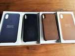 Leather Case plecki skórzane do Iphone X 2 szt.