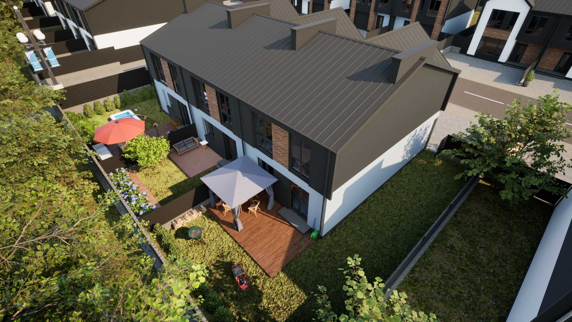 Таунхаус 120к.м в с.Петриків. Котеджне містечко West House Park