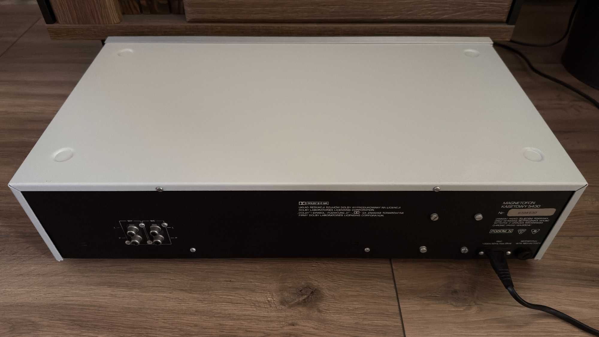 Magnetofon Kasetowy RADMOR 5430 ! Srebrny ! IDEALNY STAN ! OKAZJA ! 2