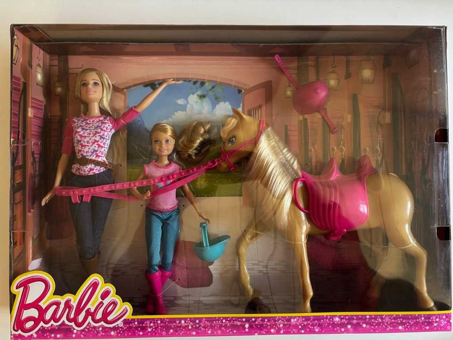 Nowy Barbie zestaw stadnina Barbie, Stacie + koń