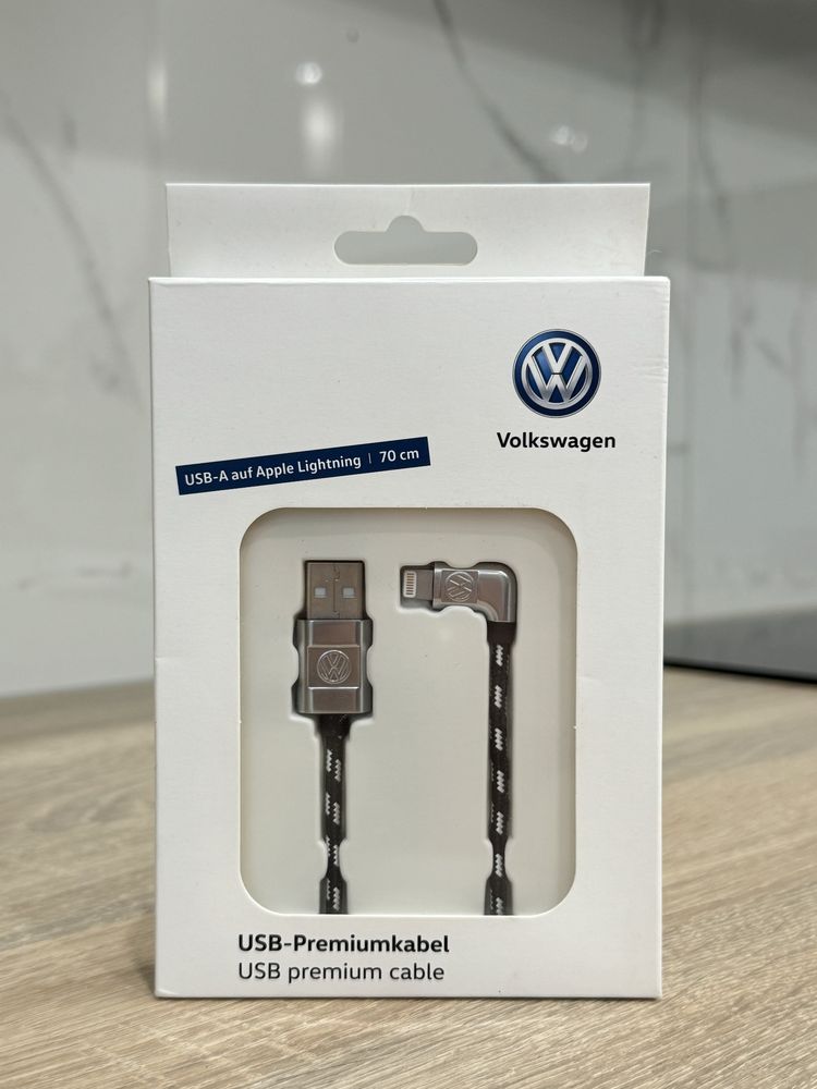 Kabel Premium USB A Apple Lightning VW Volkswagen CarPlay