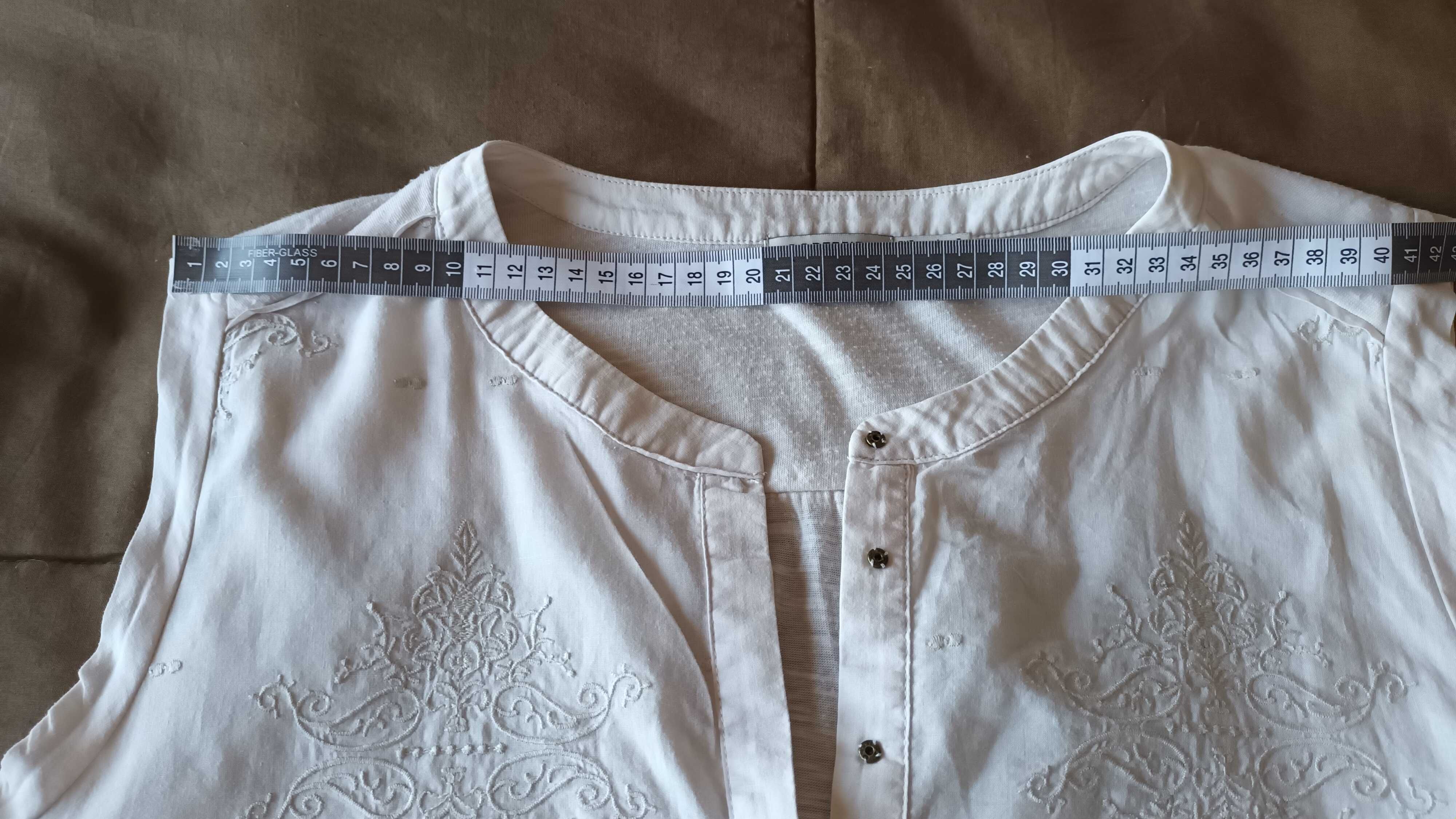Blusa/túnica  bege da Cortefiel