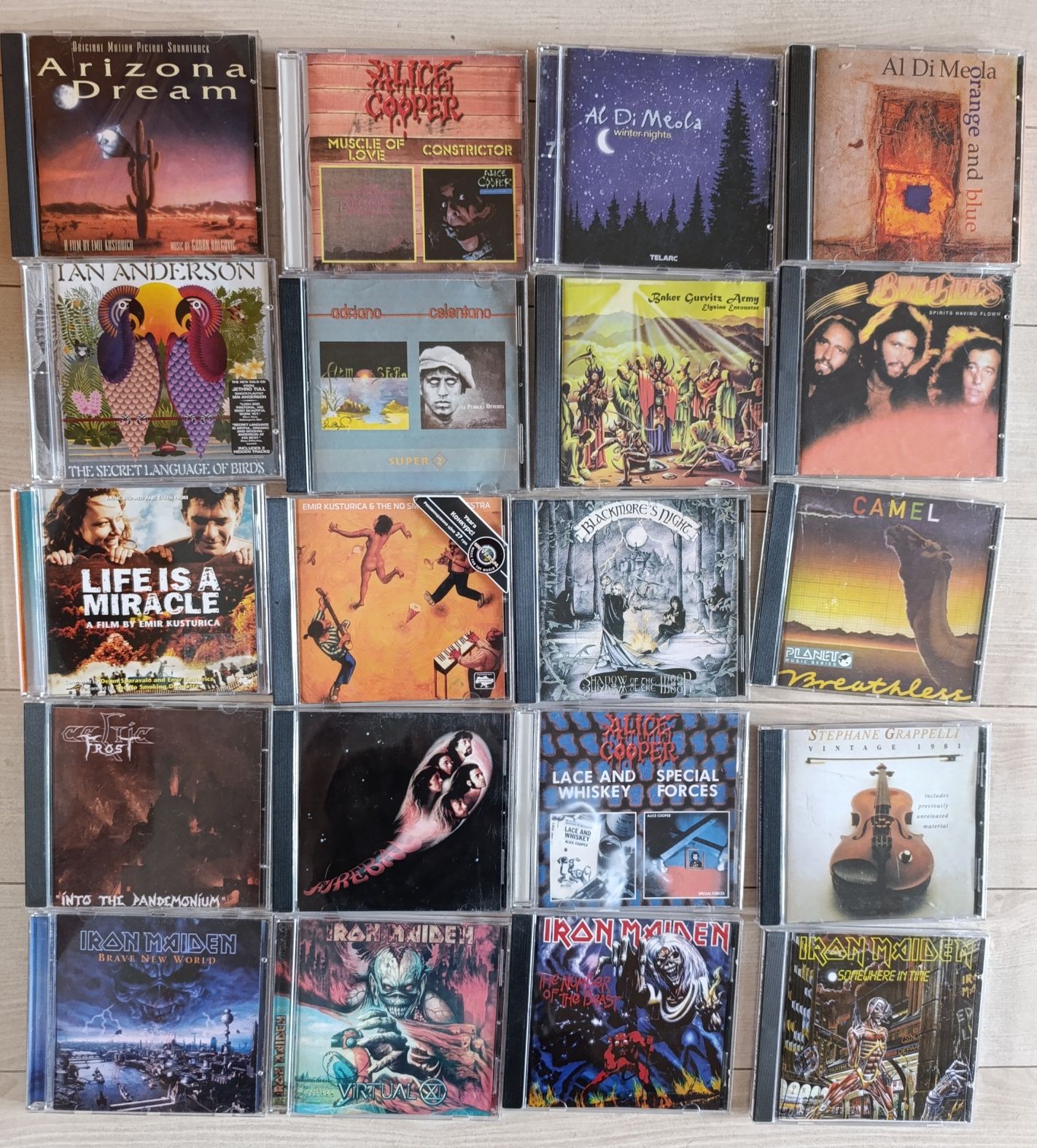 CD Deep Purple, Yes, Nazareth, Rainbow, Rod Stewart, Robert Plant
