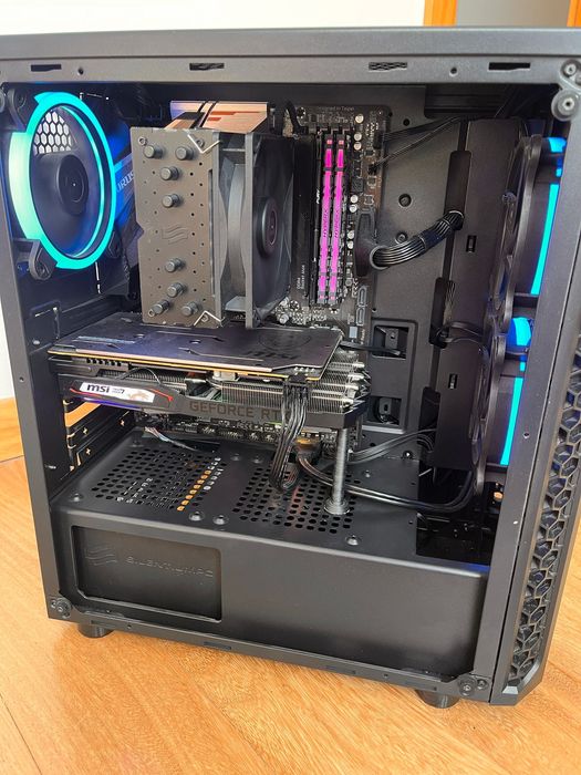 Zestaw Komputer gamingowy Ryzen 7, 2700 24GBRAM RTX 2060 + Monitor