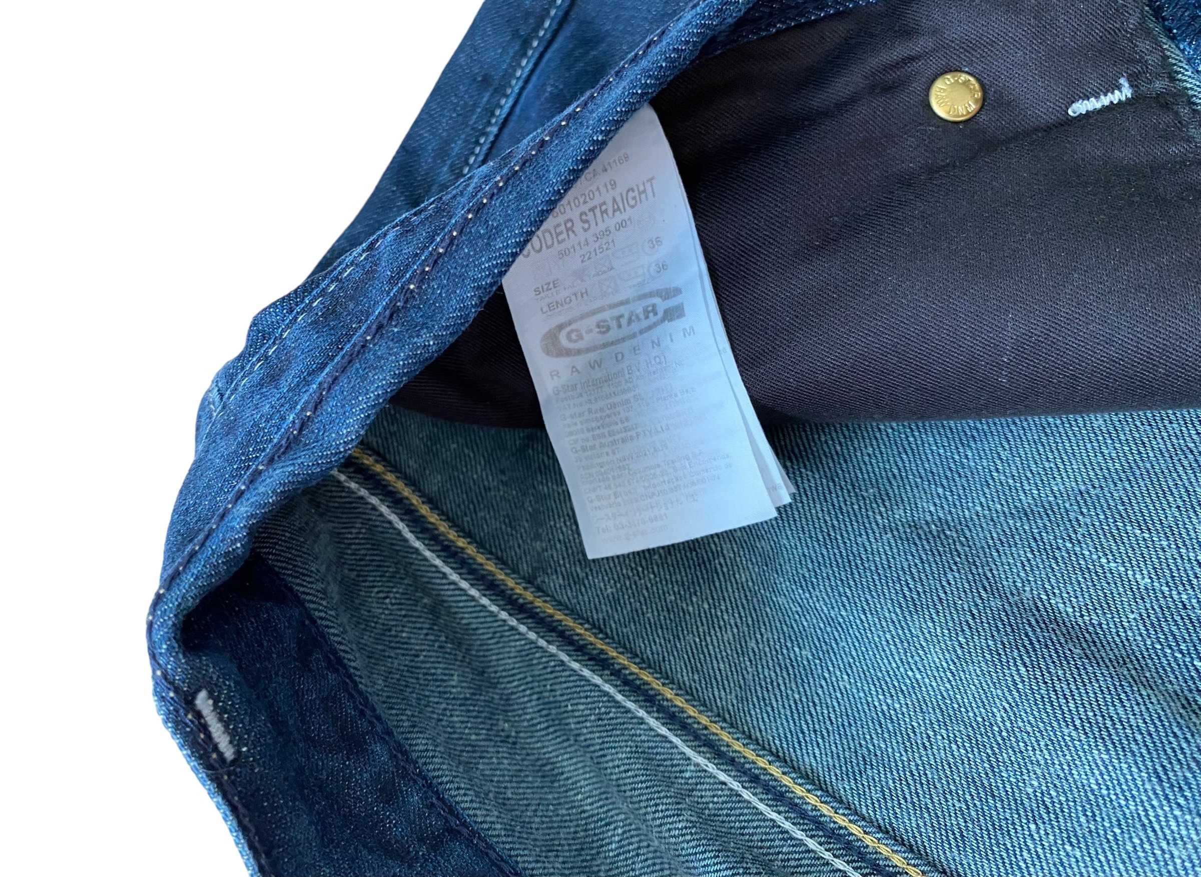 G-Star Raw Coder straight W36/L36, stan bardzo dobry