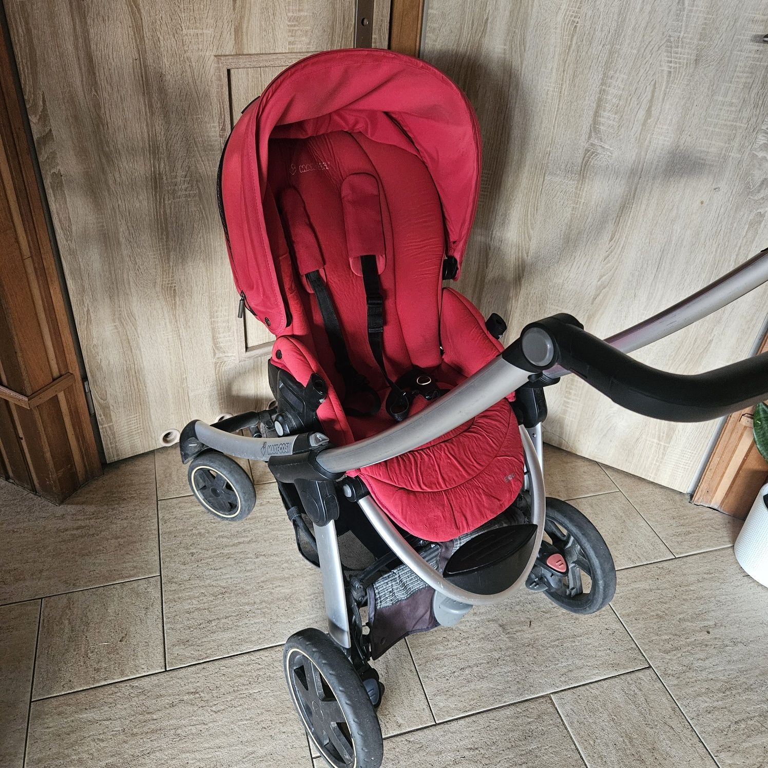 Wózek spacerowy dla dziecka spacerówka  maxi cosi elea czerwony
