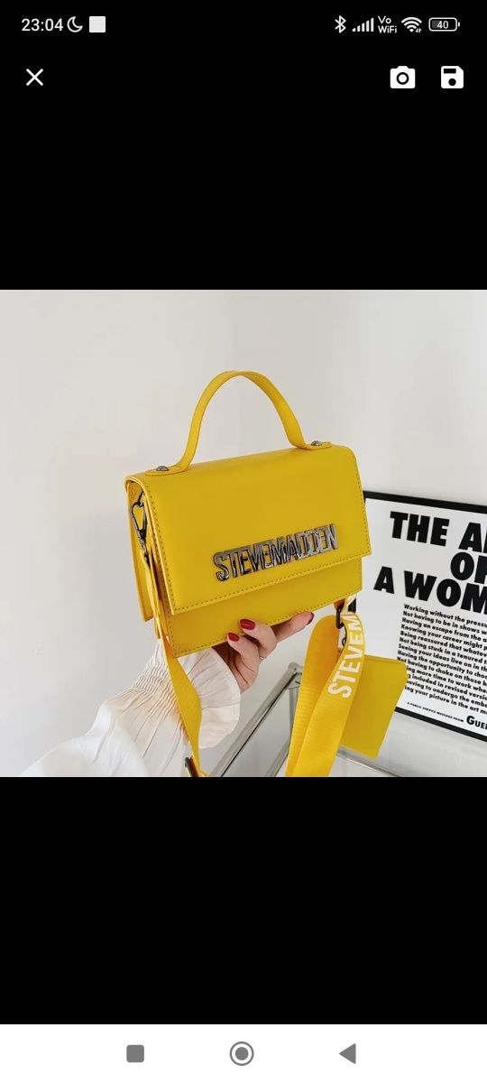 Hit Torebka insta crossbody żółta S.Madden