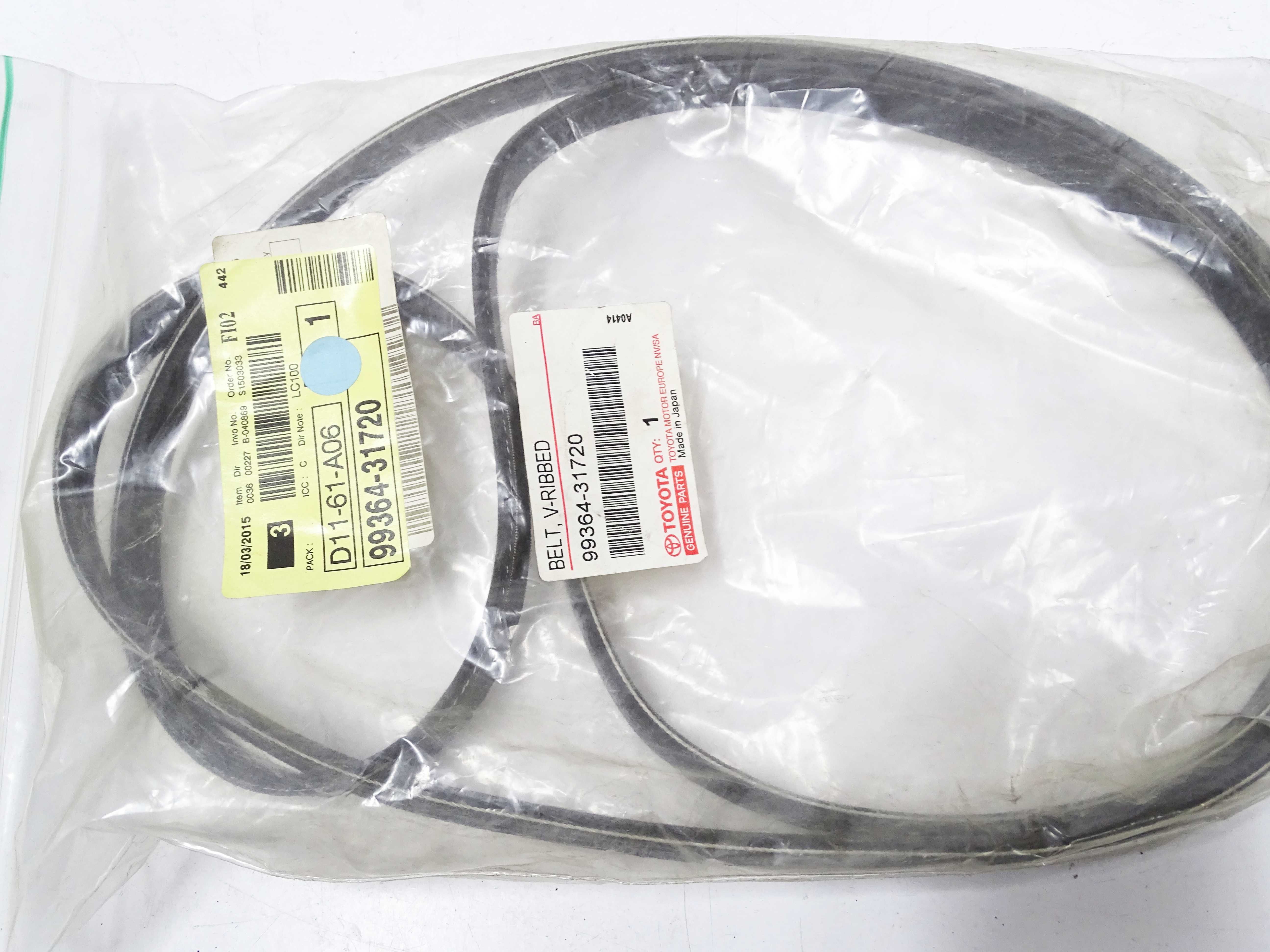 Pasek klinowy wielorowkowy OE Toyota Land Cruiser 4.2TD J1 01/1998-