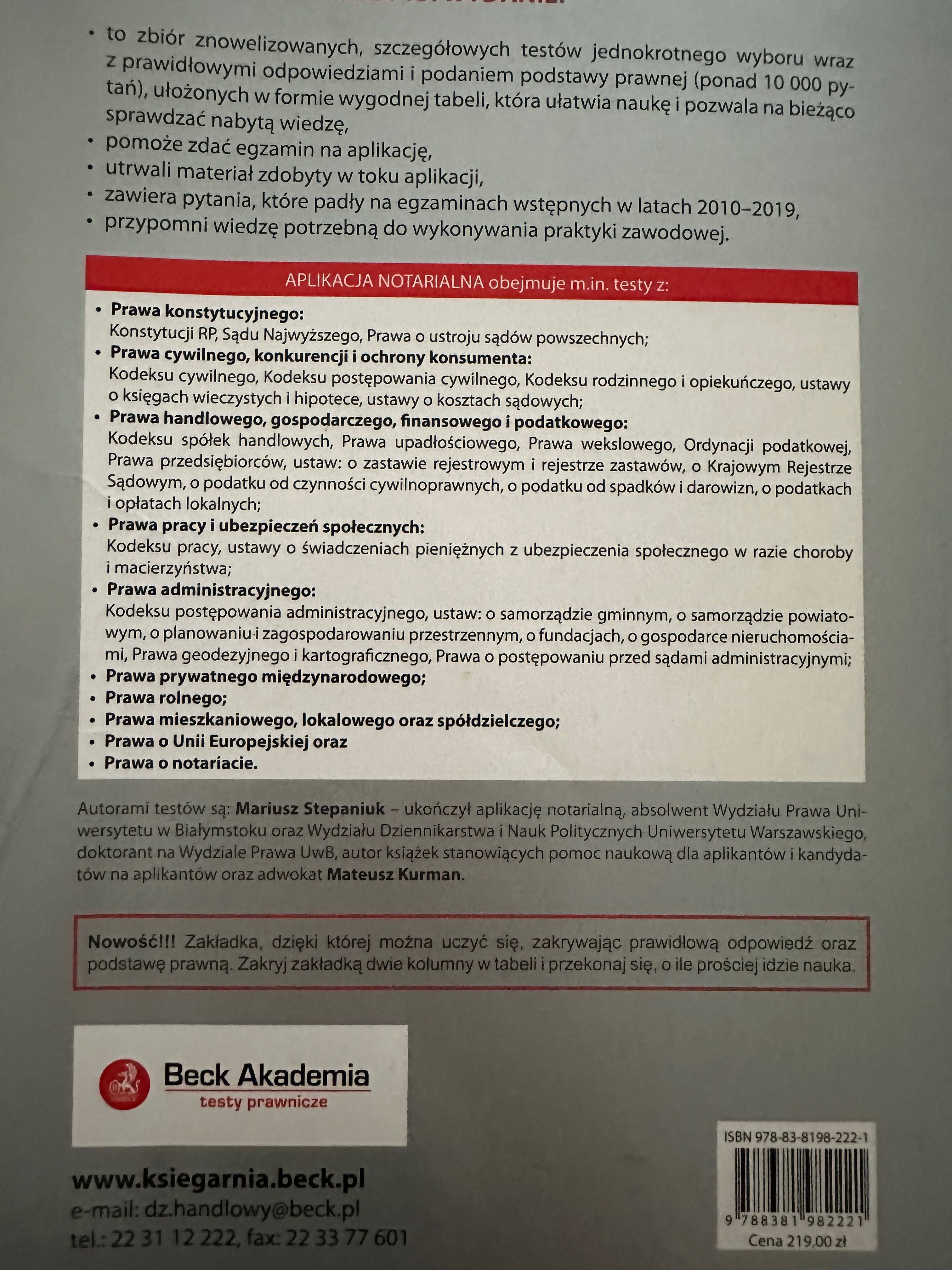 Mariusz Stepaniuk Aplikscja Notarialną