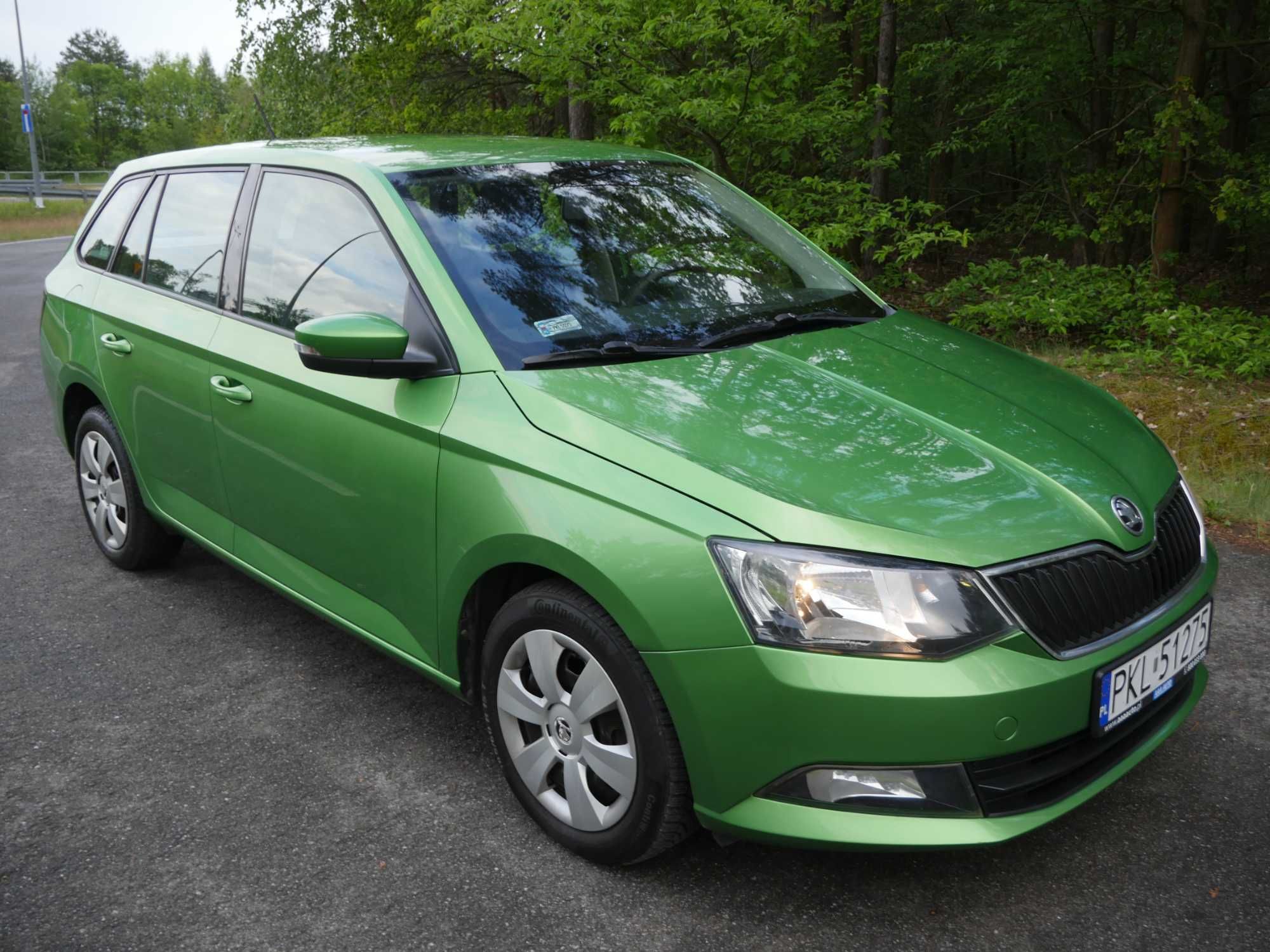 SKODA FABIA 1.4 TDI Zielone Kombi SALON POLSKA Klimatyzacja Start-Stop