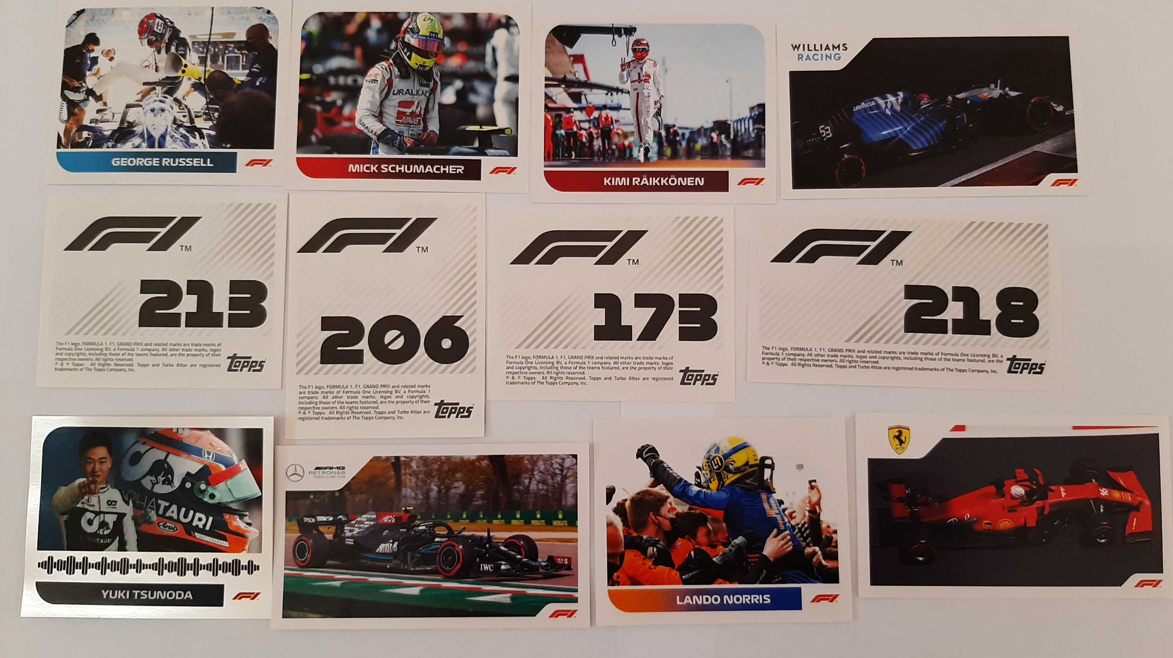 Cromos Fórmula 1 Topps Official F1 2021 Season