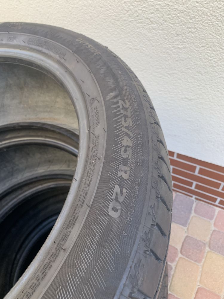 Opony michelin 275/45 R20 bdb jak nowe