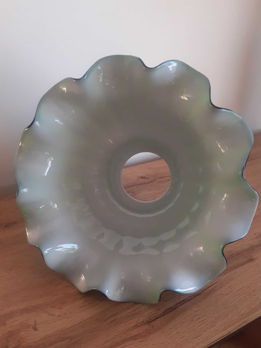 Klosz duży do lampy wisząco stojącej dwuwarstwowy