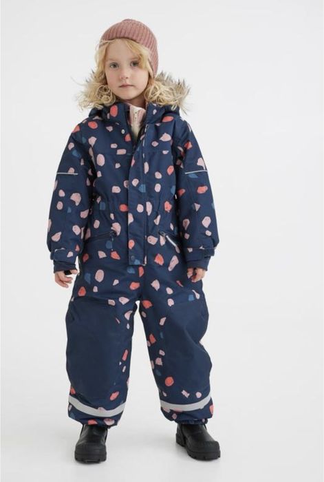 Зимовий комбінезон на дівчинку H&M 4-6 роки зріст 110/116 см